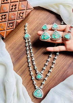 Zircon double layer maala set