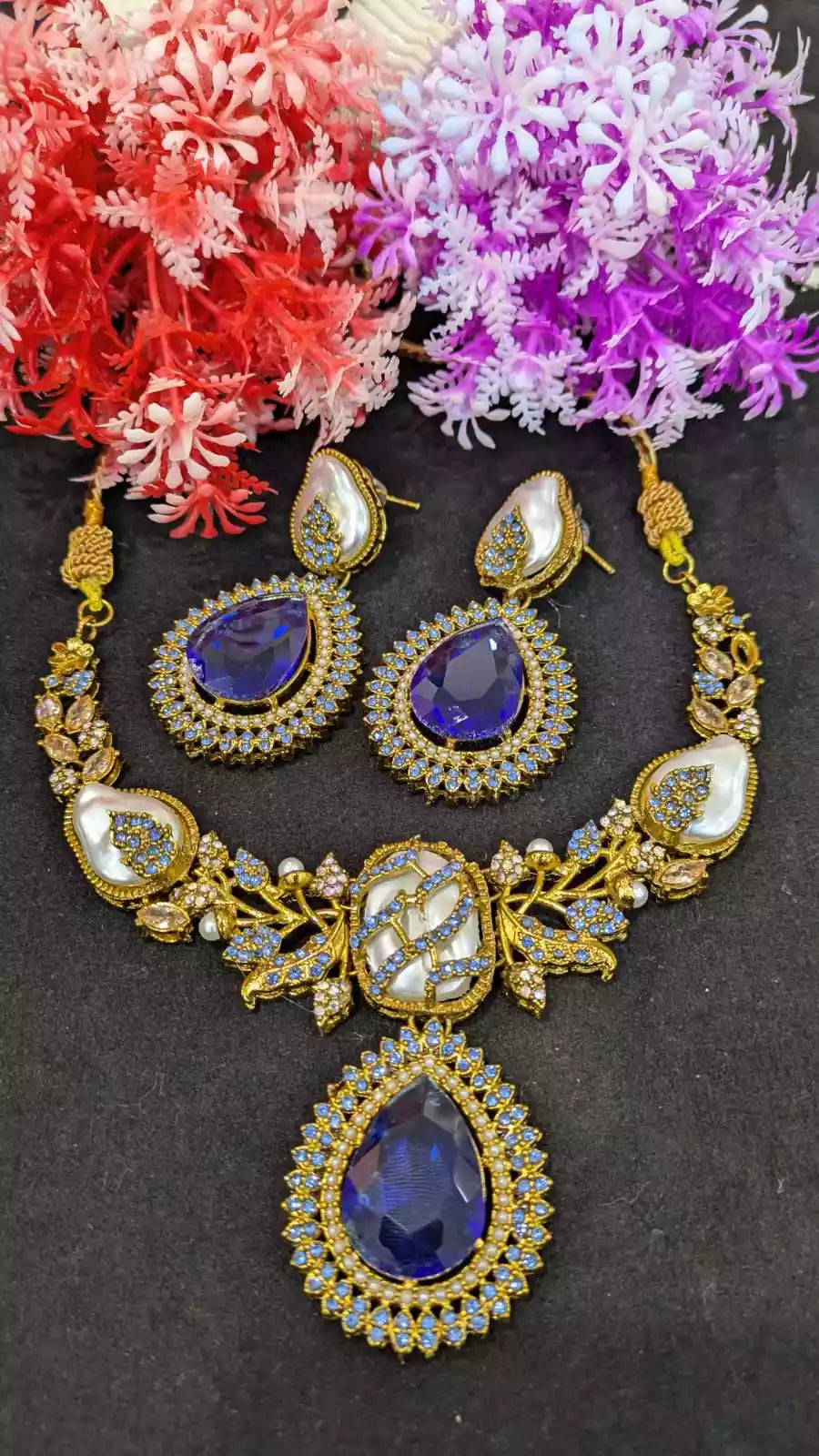 Turkish MOP necklace set