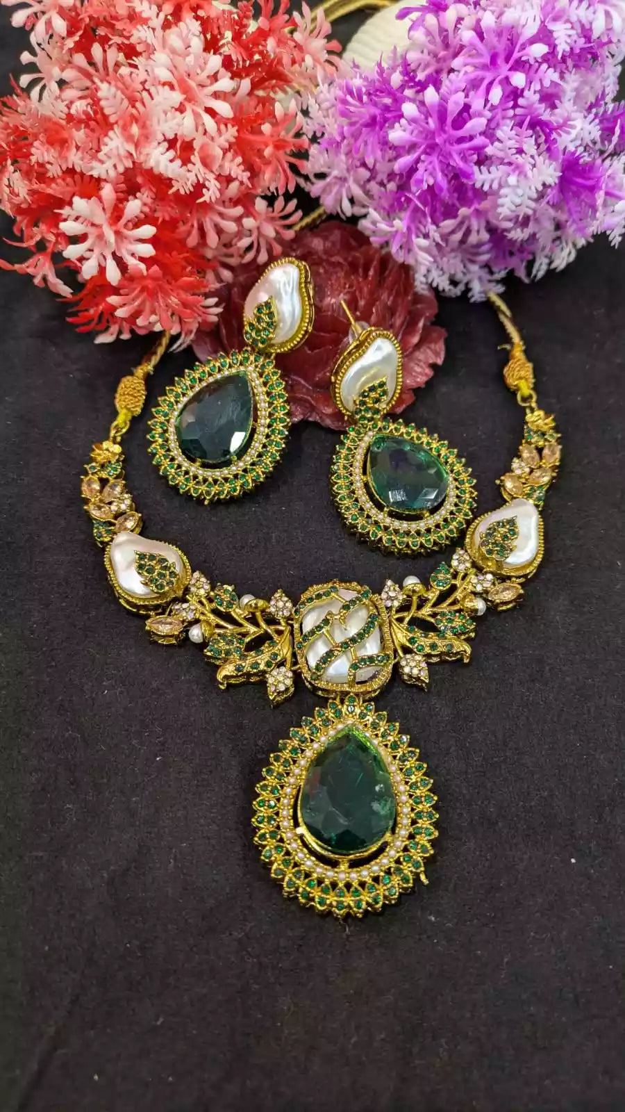 Turkish MOP necklace set