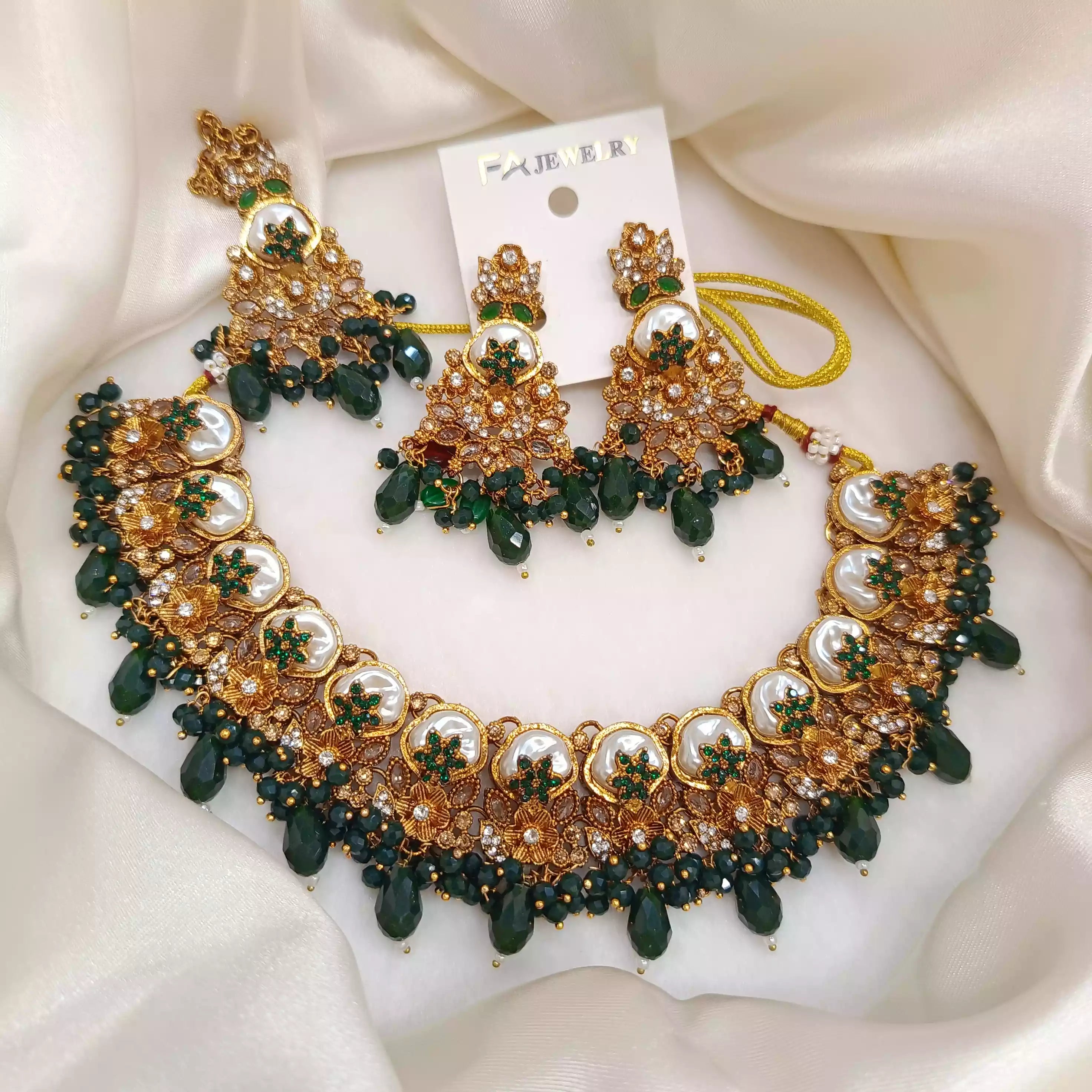 Turkish MOP necklace set Main image