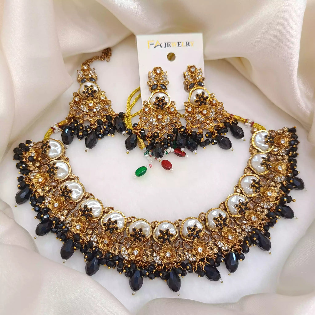 Turkish MOP necklace set