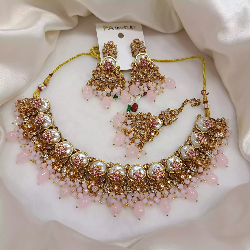 Turkish MOP necklace set