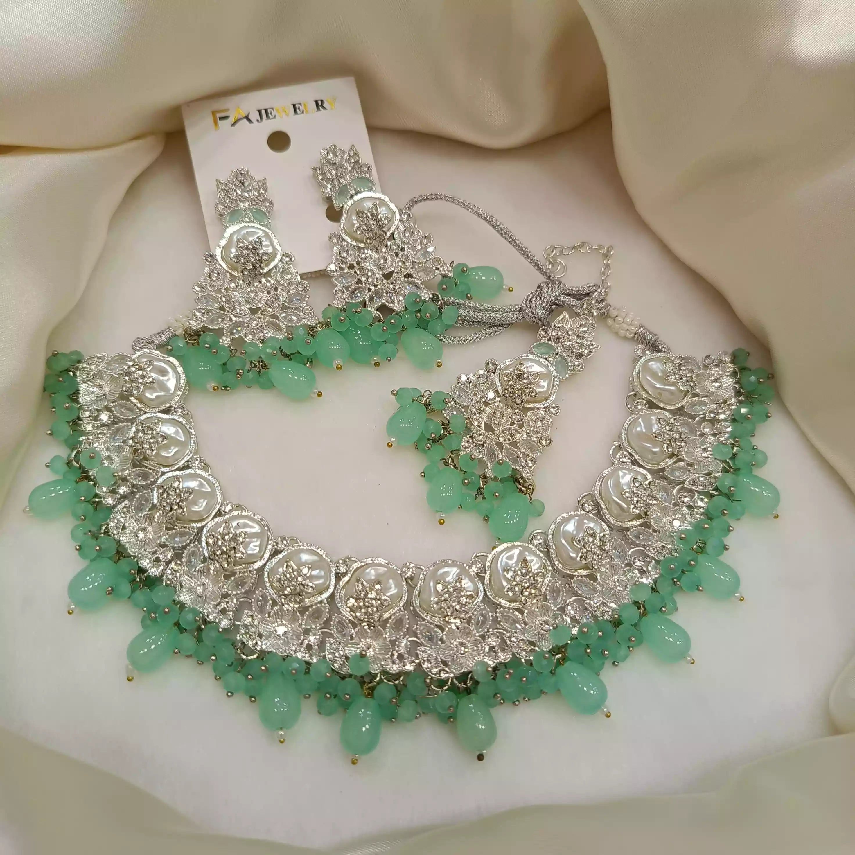 Turkish MOP necklace set