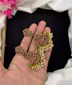 Gold plated jarao earrings
