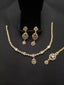 Indian zircon necklace set