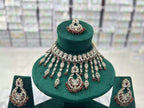 Sheesh kundan full neck set