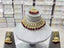 Kundan necklace set with teeka