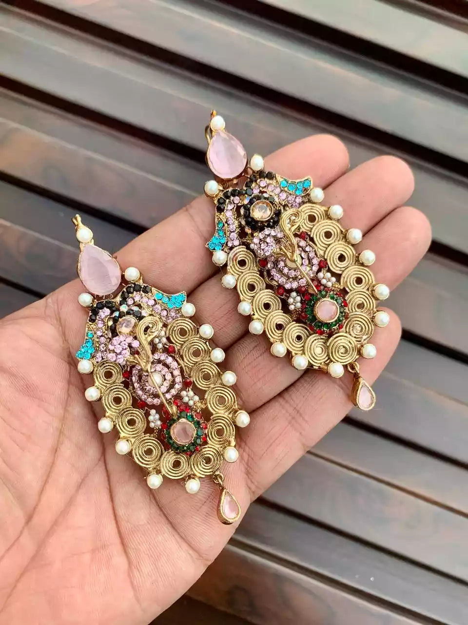 Long turkish earrings