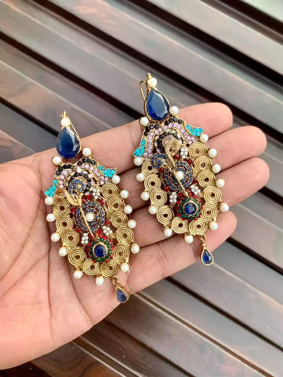 Long turkish earrings