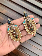 Long turkish earrings