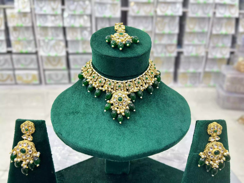 Indian kundan necklace set