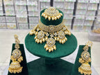 Indian kundan heavy bridal set