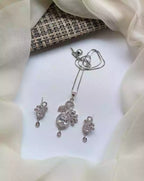 American diamond pendant set
