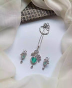 American diamond pendant set