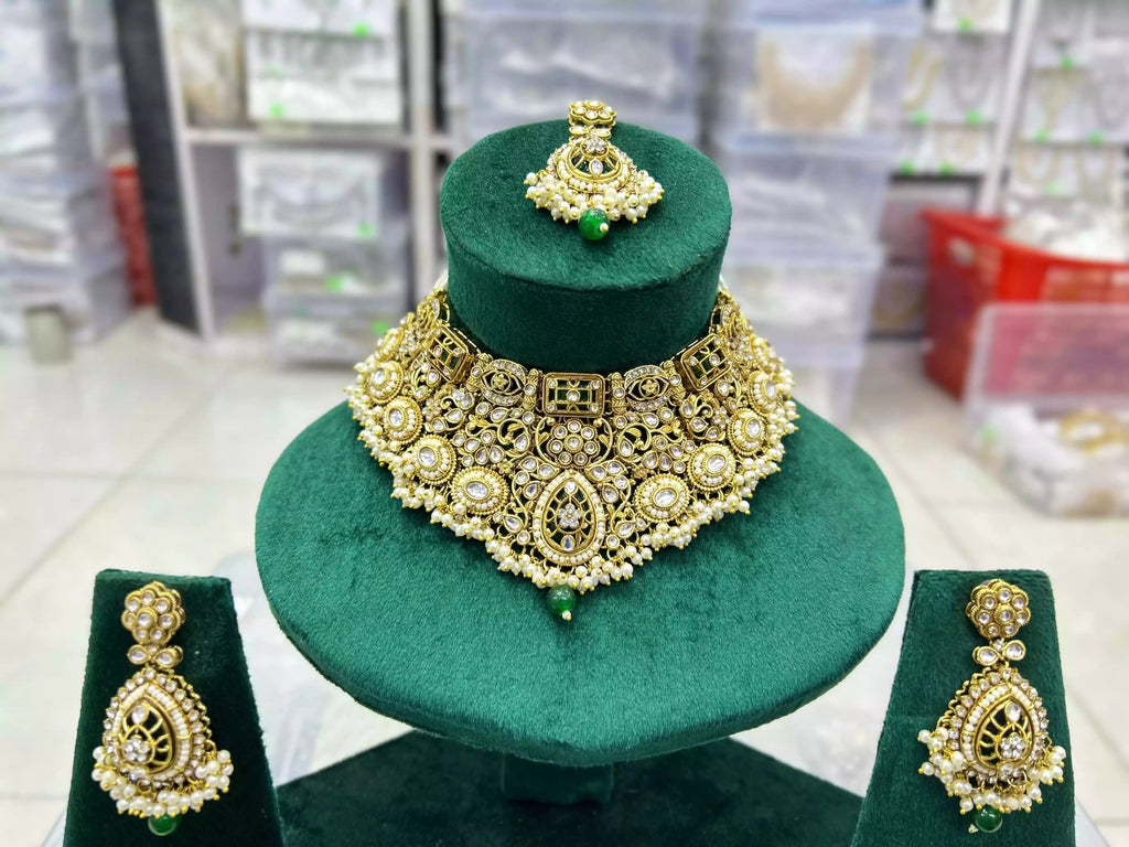 Designer kundan necklace set
