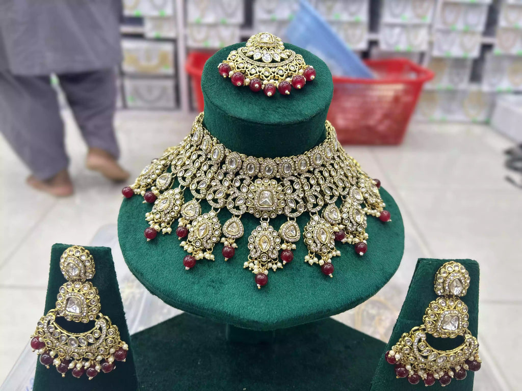 Indian kundan bridal set