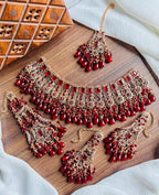 Zircon bridal set with jhumar