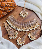Zircon bridal set with jhumar