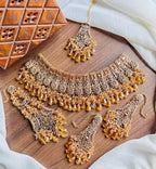 Zircon bridal set with jhumar