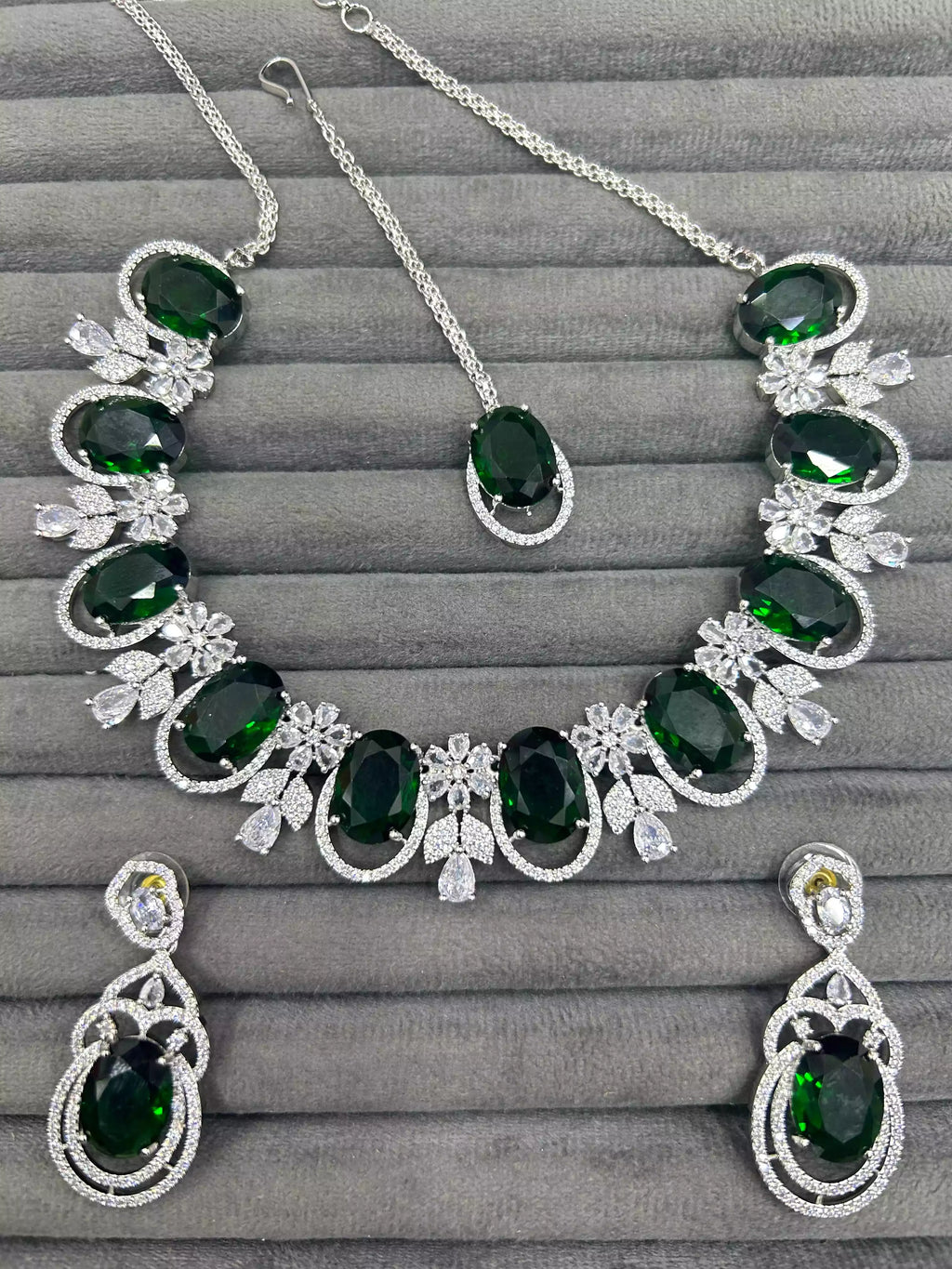 American diamond 1 carat bridal set
