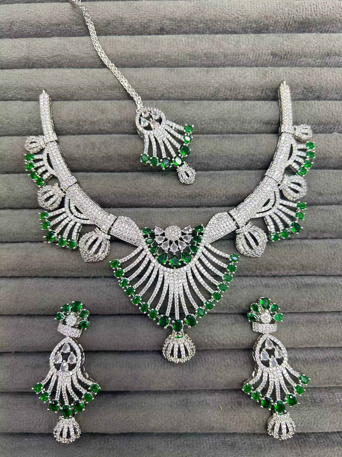 American diamond 1 carat bridal set