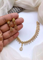Indian zircon necklace set