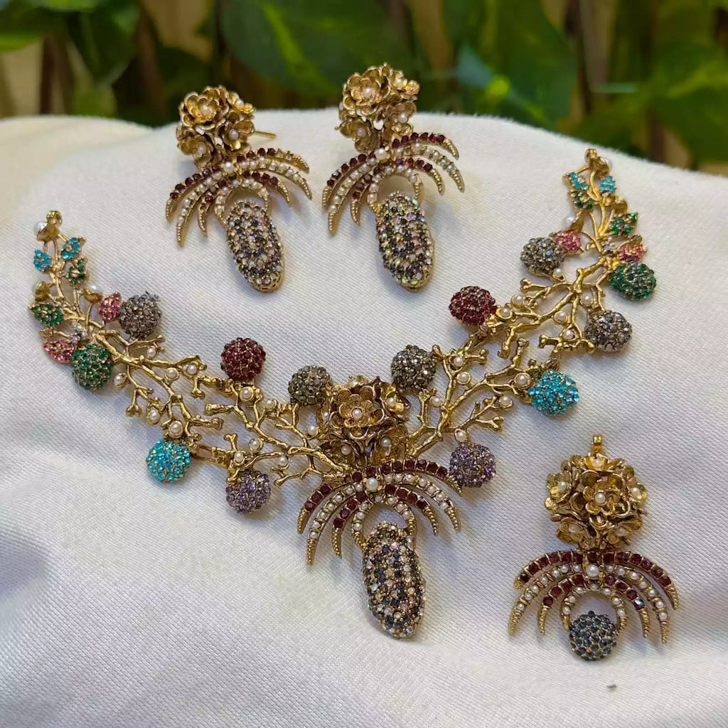 Turkish designer necklace set