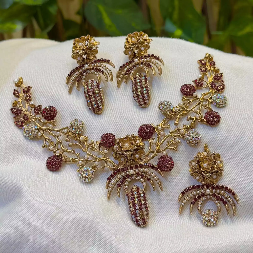 Turkish designer necklace set