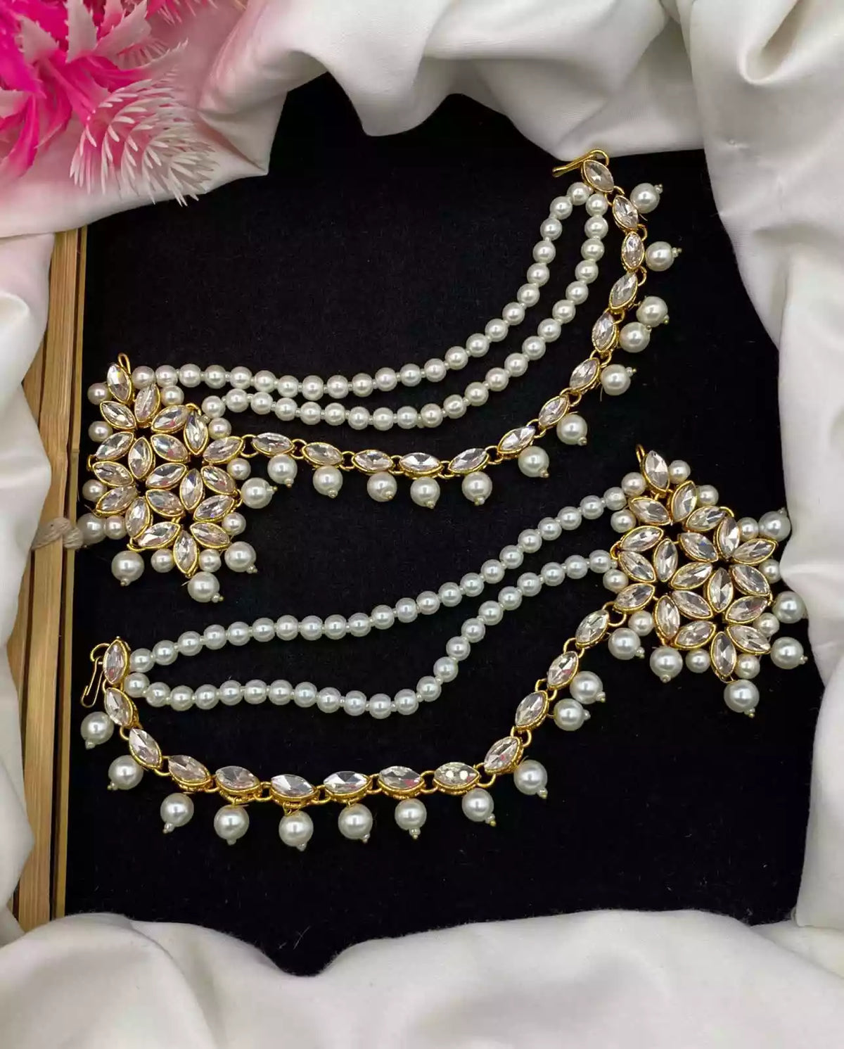 Kundan sahara earrings
