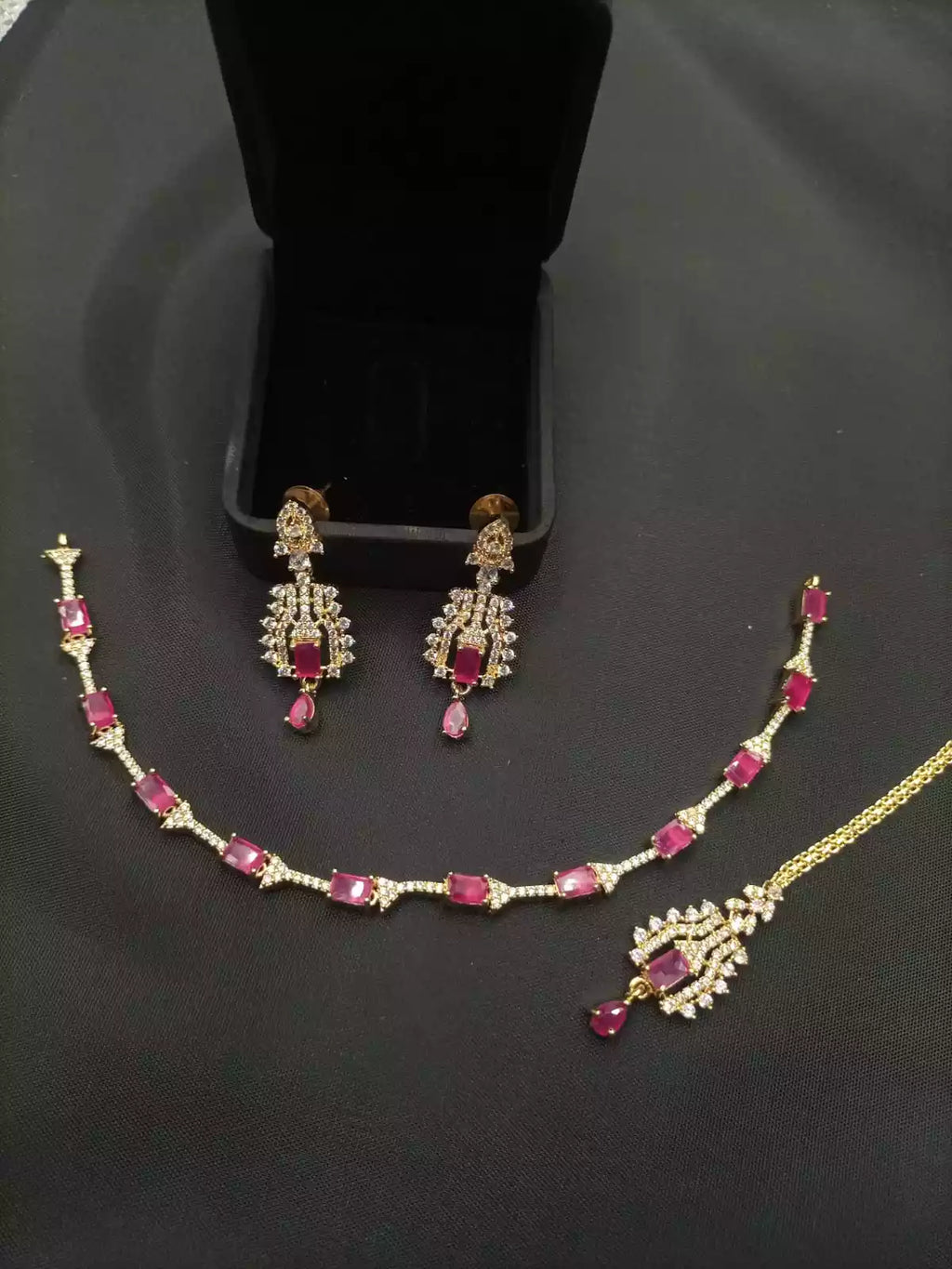American diamond necklace set