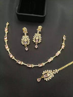 American diamond necklace set