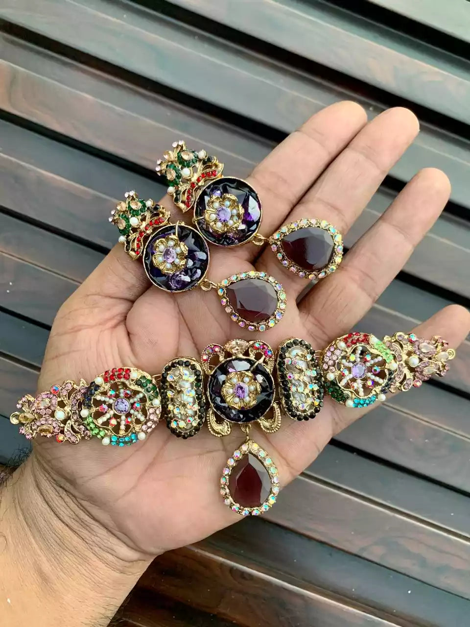 Handmade turkish choker set