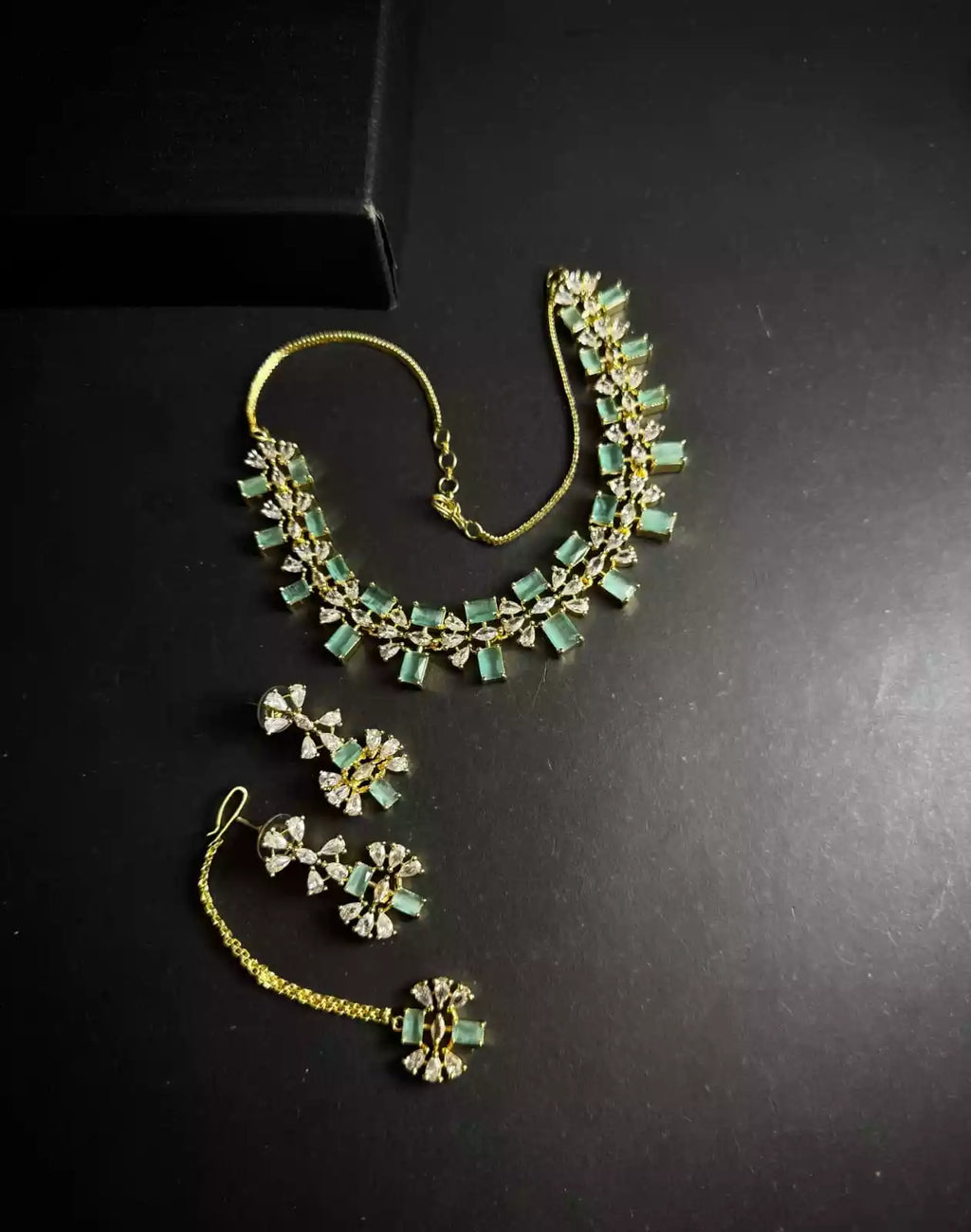 American diamond necklace set