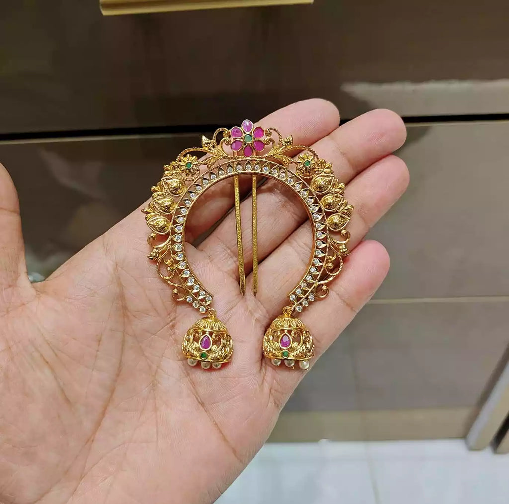 South indian hair jura pin