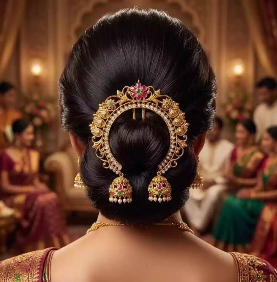 South indian hair jura pin