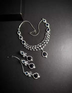 Indian zircon necklace set