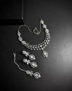 Indian zircon necklace set