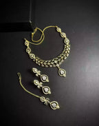 Indian zircon necklace set