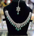 American diamond bridal set