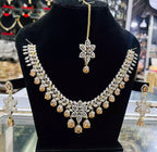 American diamond bridal set