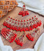 Handmade zircon bridal set
