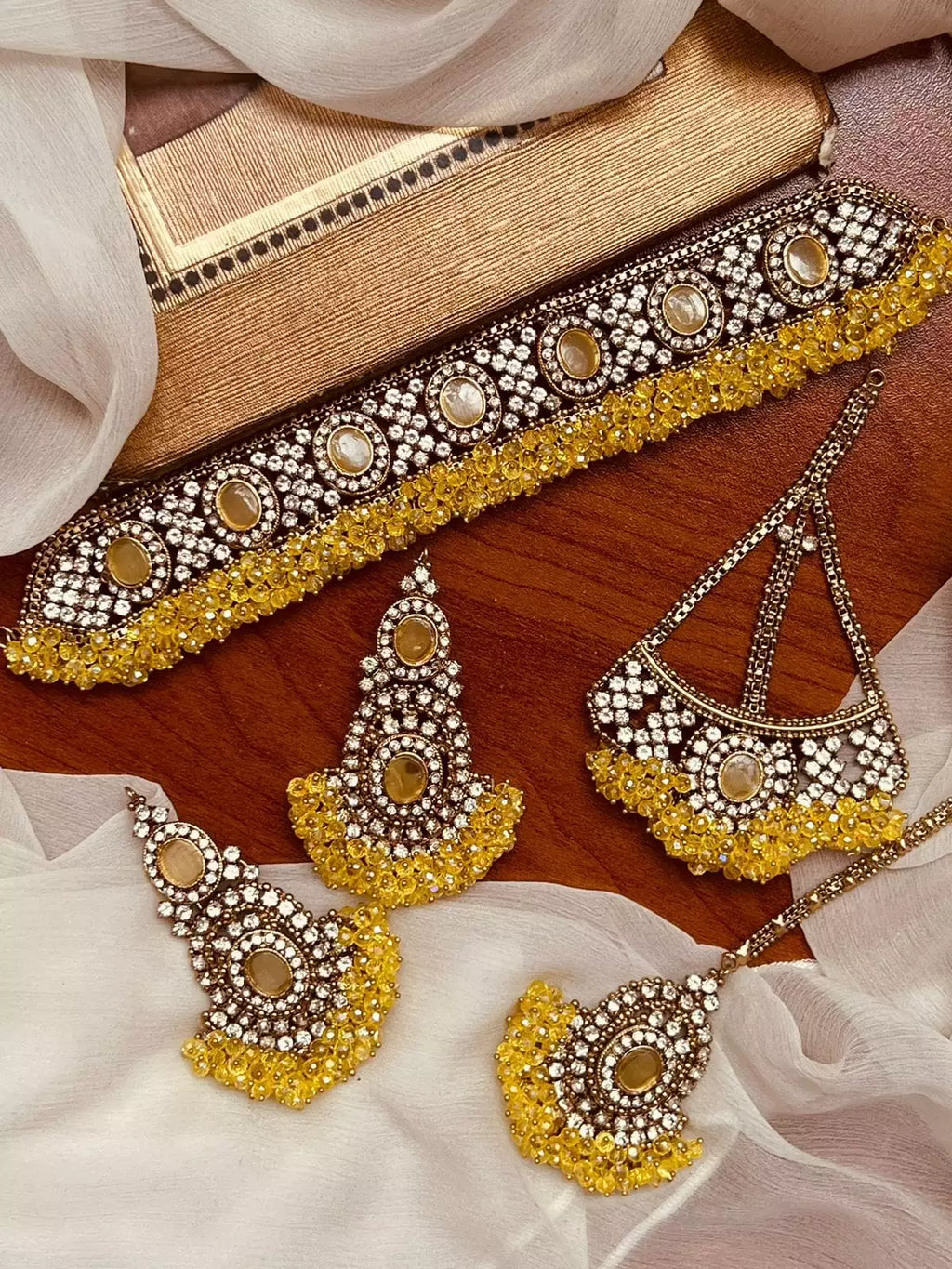 Heavy Gajra bandhai jhumar set