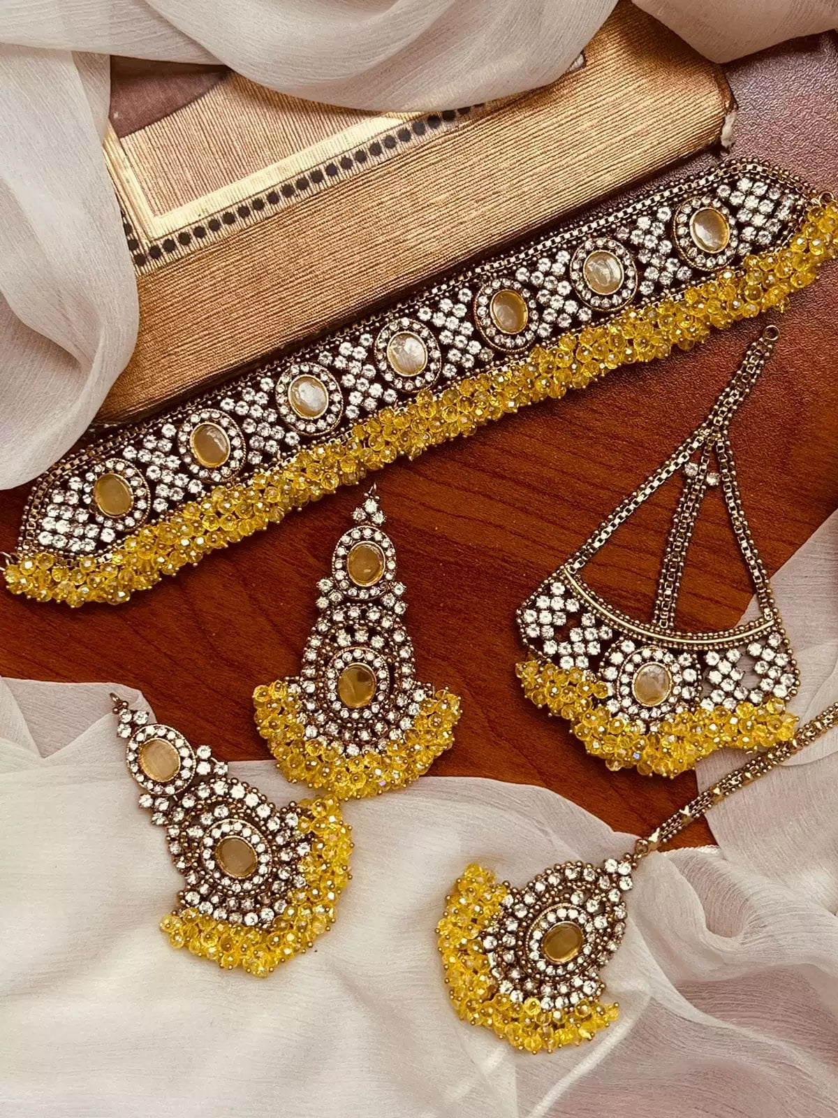 Heavy Gajra bandhai jhumar set