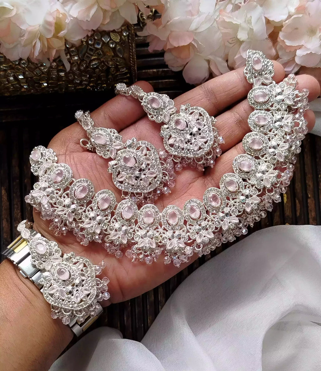 Zircon necklace set