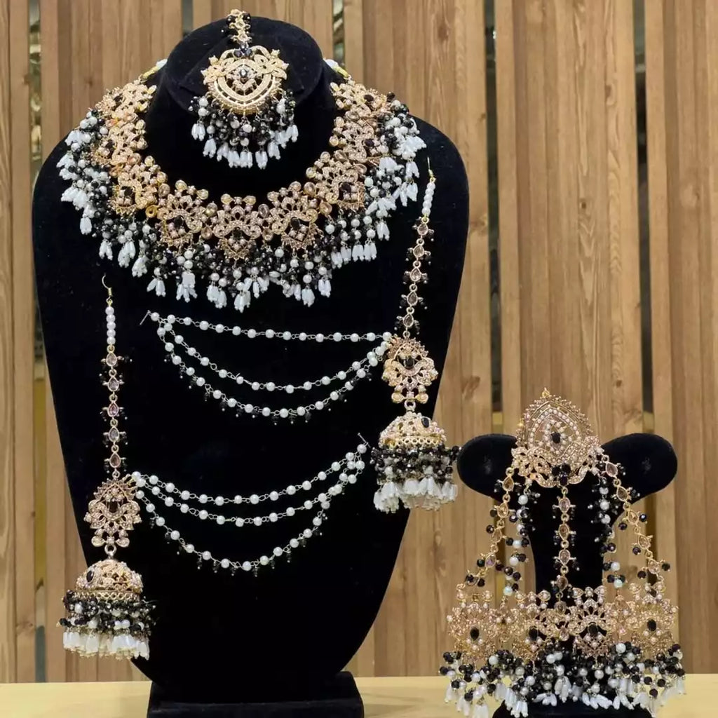 Noratan bridal set with jhumar