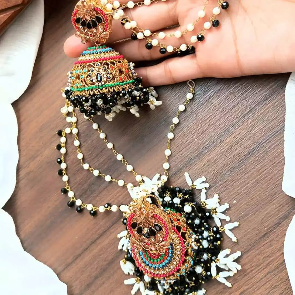 Noratan jhumki with saharay