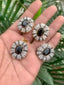 Zircon pendant set with ring