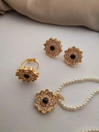 Zircon pendant set with ring-002