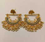 Gold plated designer earrings