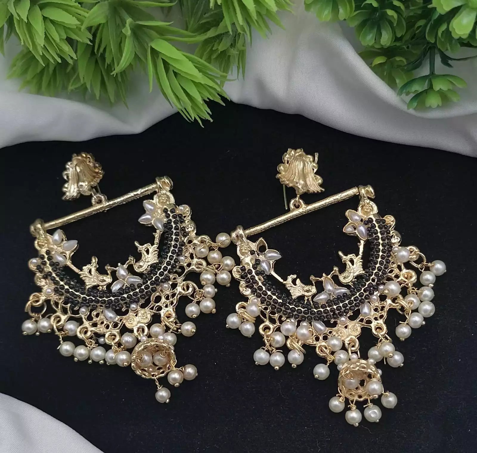 Designer jhumki earrings